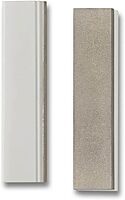 Spyderco - White Silver - DoubleStuff Sharpening Stone - Fine Ceramic Stone and Cubic Boron Nitride - 303FCBN2