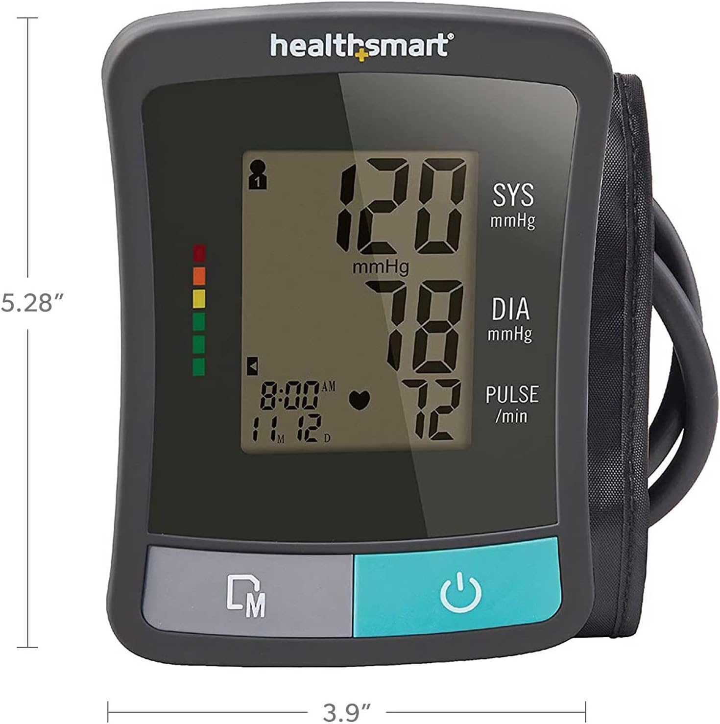 HealthSmart Digital Blood Pressure Monitor (Upper Arm & Wrist)