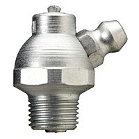 Alemite 1940-B Hydraulic Shut-Off Fitting, 60 Degree Angle, Shut-Off Pressure 5-20 lbs, 1/8" PTF SAE Special Short