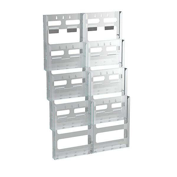 AZAR DISPLAYS Wall-Mount Brochure Holder