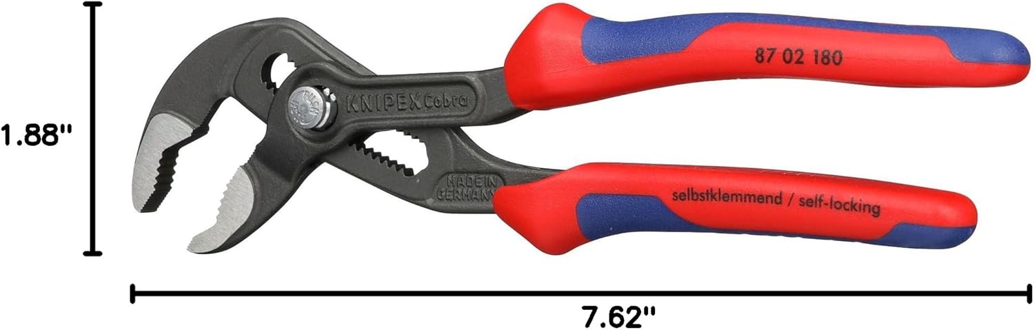 KNIPEX Cobra Water Pump Pliers with Comfort Grip