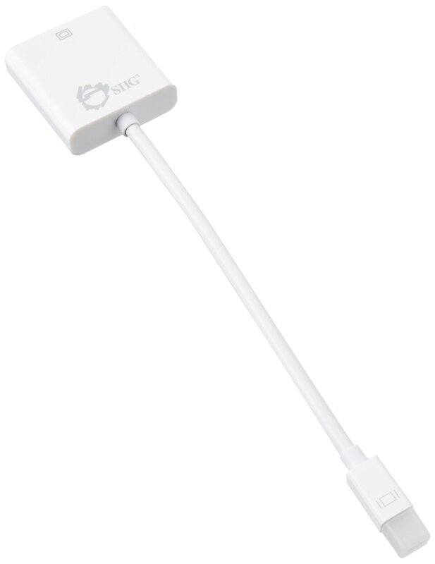 SIIG Mini DisplayPort to VGA Adapter Converter - Mini DisplayPort/VGA Video Cable - CBDP0R11S1