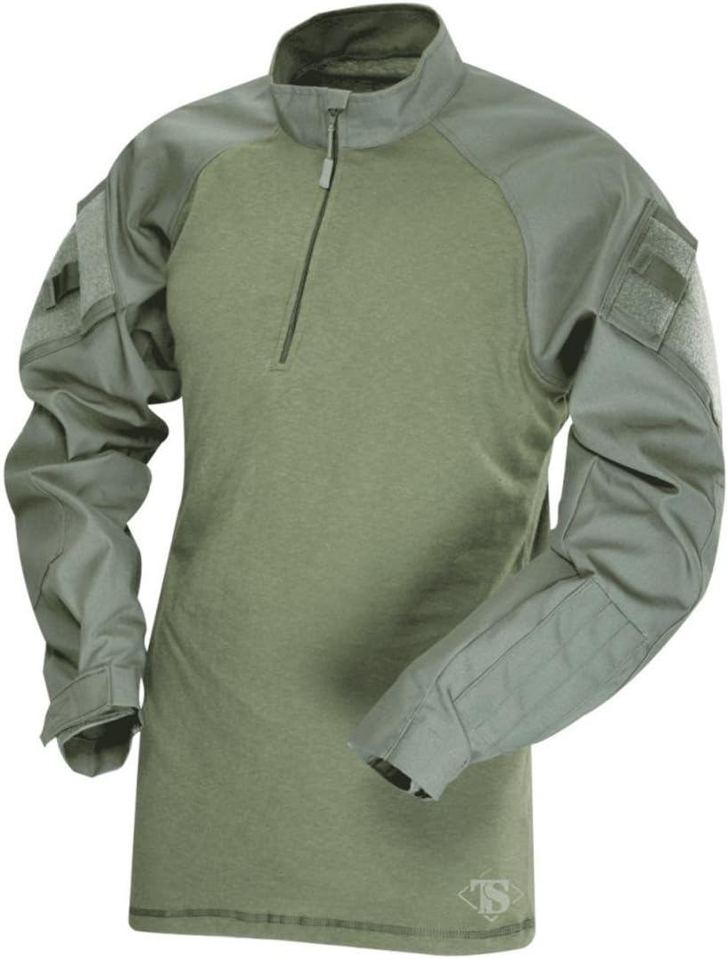 TRU-SPEC T.R.U. 1/4 Zip Combat Shirt, Men's Tactical Long Sleeve