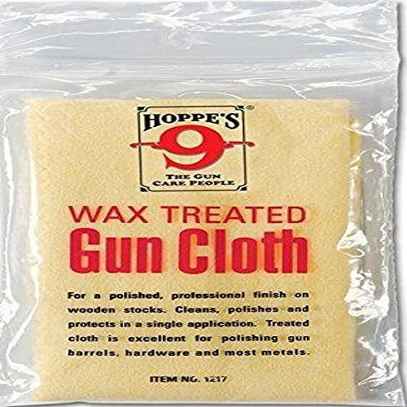 Hoppe's No. 9 Wax Treated Gun Cloth - 11 x 14 in (Yellow) - Model 1217