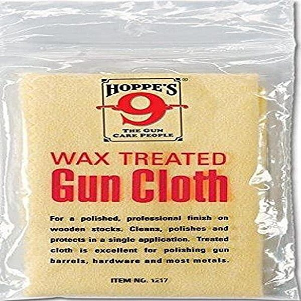Hoppe's No. 9 Wax Treated Gun Cloth - 11 x 14 in (Yellow) - Model 1217