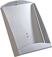 Azar Displays Steel Brochure Shelf For Sky Tower Freestanding Unit, 13inH x 8-3/4inW x 1-1/2inD, Silver