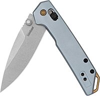 Kershaw Mini Iridium Folding Pocket Knife, 3-inch D2 Steel, DuraLock, Aluminum Handle