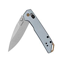 Kershaw Mini Iridium Folding Pocket Knife, 3-inch D2 Steel, DuraLock, Aluminum Handle