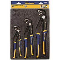 IRWIN VISE-GRIP GrooveLock Pliers Set, V-Jaw, 3-Piece (2078710)