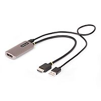 StarTech.com HDMI to DisplayPort Active Adapter Cable with USB Power