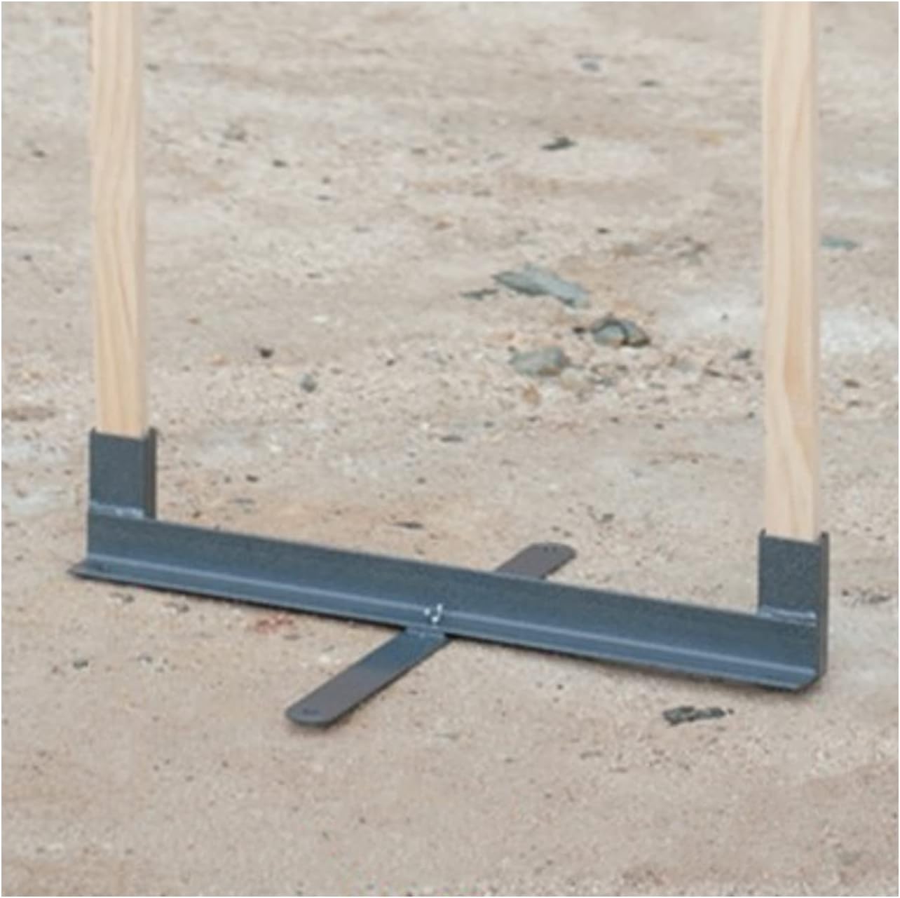 Birchwood Casey 18" Steel Folding Target Stand for Shooting - Durable Powder-Coated Metal Target Base Stand with 4 Stake