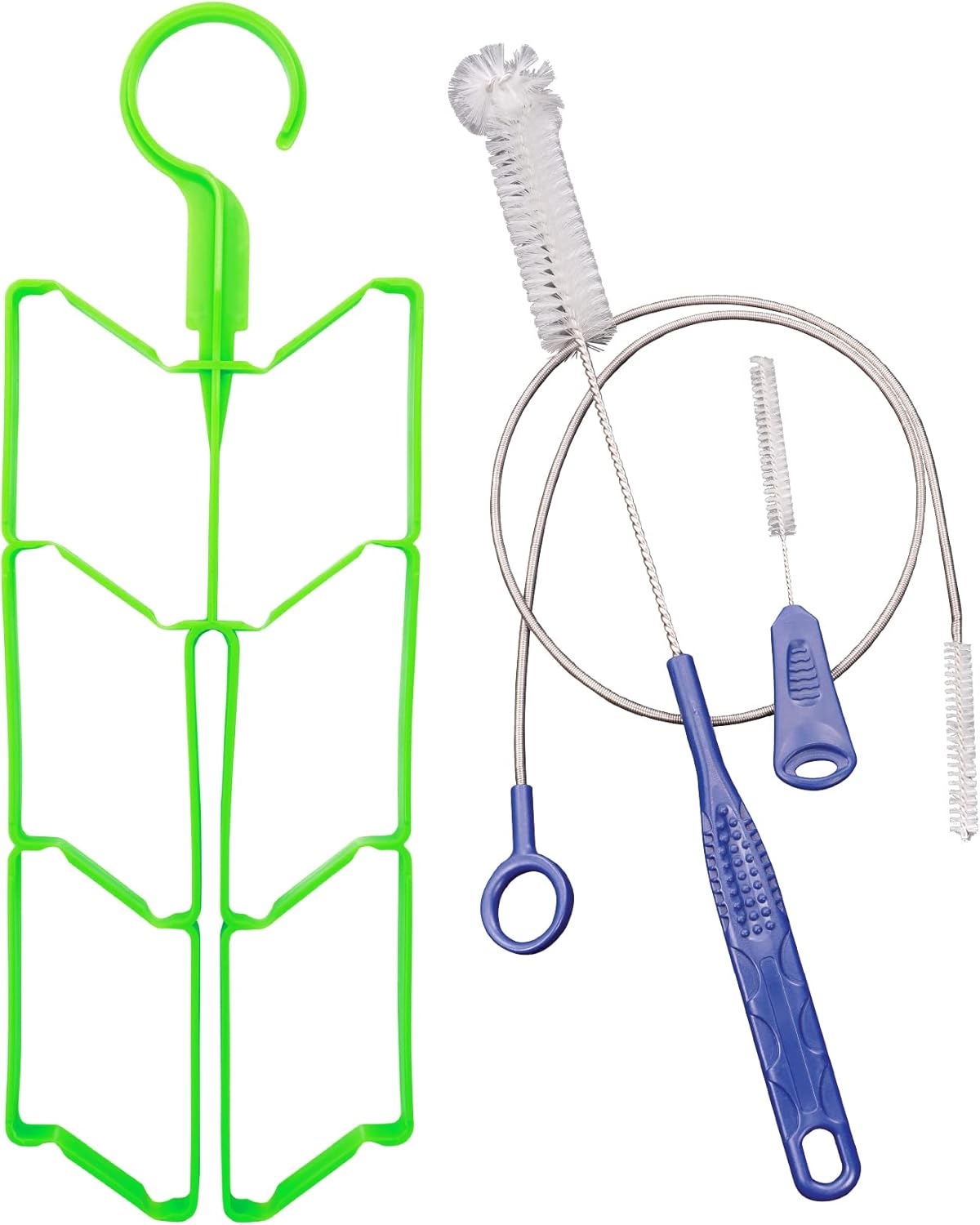 Chill-Its 5159 Hydration Pack Cleaning Kit, Bladder, Tube/Bite-Valve Cleaning Brushes, Drying Rack