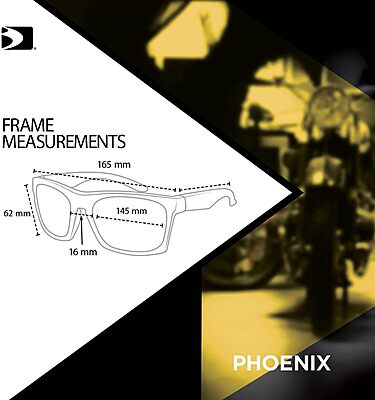 Bobster ® Phoenix, Gloss Black Frame, Smoked, Amber, & Clear Lens