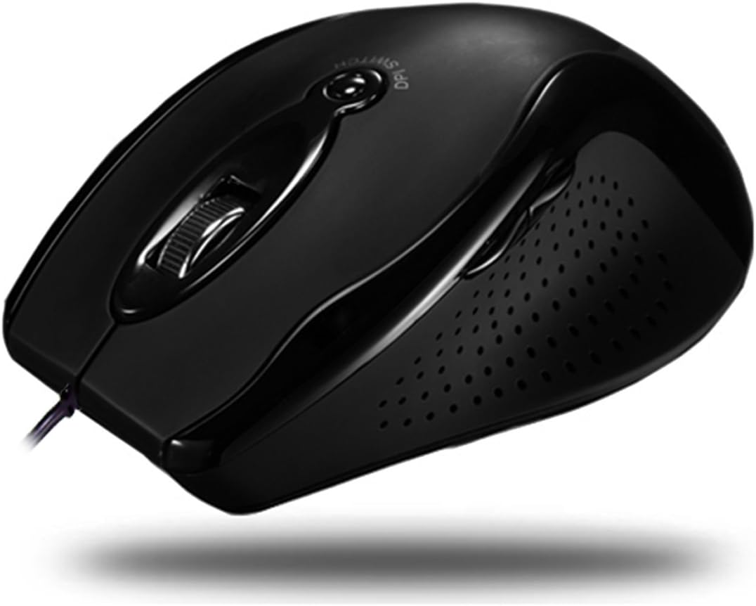 ADESSO iMouse G2 - USB Ergonomic Optical Mouse Adjustable DPI, Black