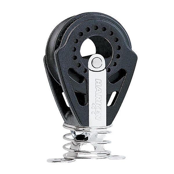 Harken 40mm Carbo Block w/Spring & Eyestrap