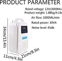 concentrador de oxigeno portátil 45 dB 1L/min