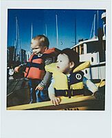 Mustang Lil' Legends Child Foam Vest - Yellow/Navy