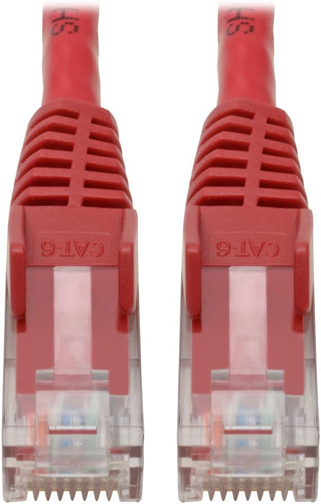 Tripp Lite Cat6 Gigabit Snagless Molded Patch Cable RJ45 M/M 6in 24 AWG 550 MHz