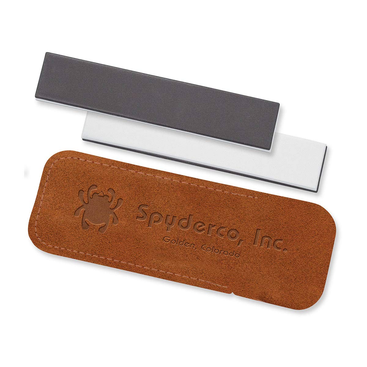 Spyderco DoubleStuff Sharpening Stone - Medium & Fine Pouch