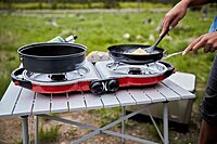 Coleman Fold N Go 2-Burner Propane Camping Stove with InstaStart Ignition and PerfectFlow