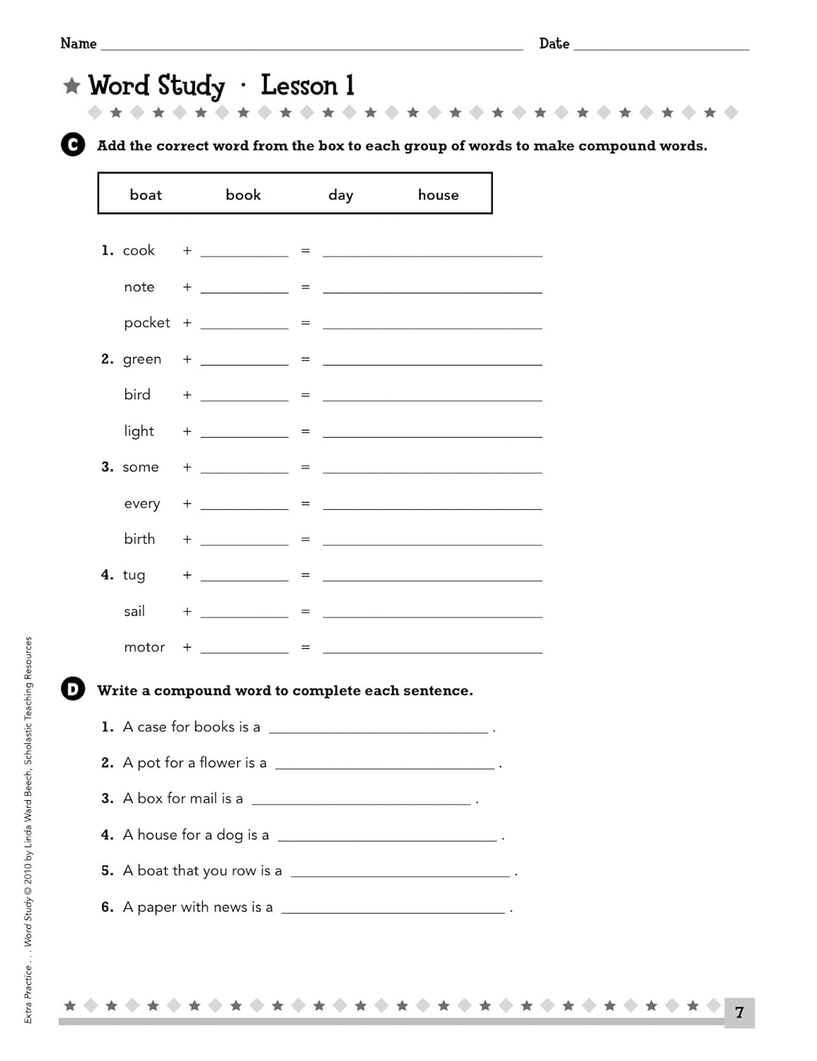 Scholastic Extra Practice For Struggling Readers: Word Study