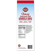 Wellsley Farms Chewy Chocolate Chip Granola Bars, 60 Count (3 lbs 4.8 oz) - 110 Calories Per Bar