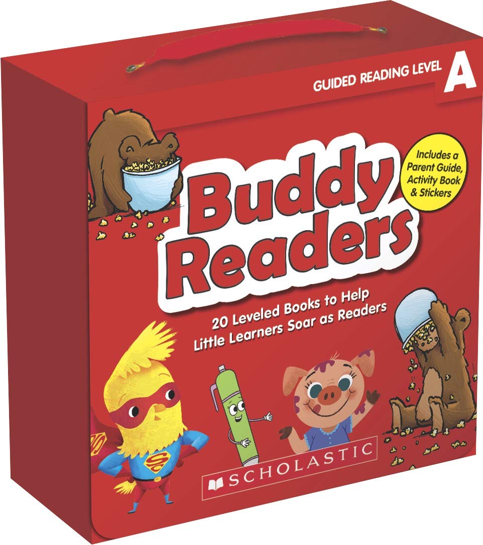 Scholastic Buddy Readers Books, Level A Reading, Pre-K To 2nd Grade, Set Of 20 Books