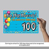 Barker Creek Recognition Awards, 100th Day, Celebrate Student Achievements with These Colorful Awards, 8.5" x 5.5"