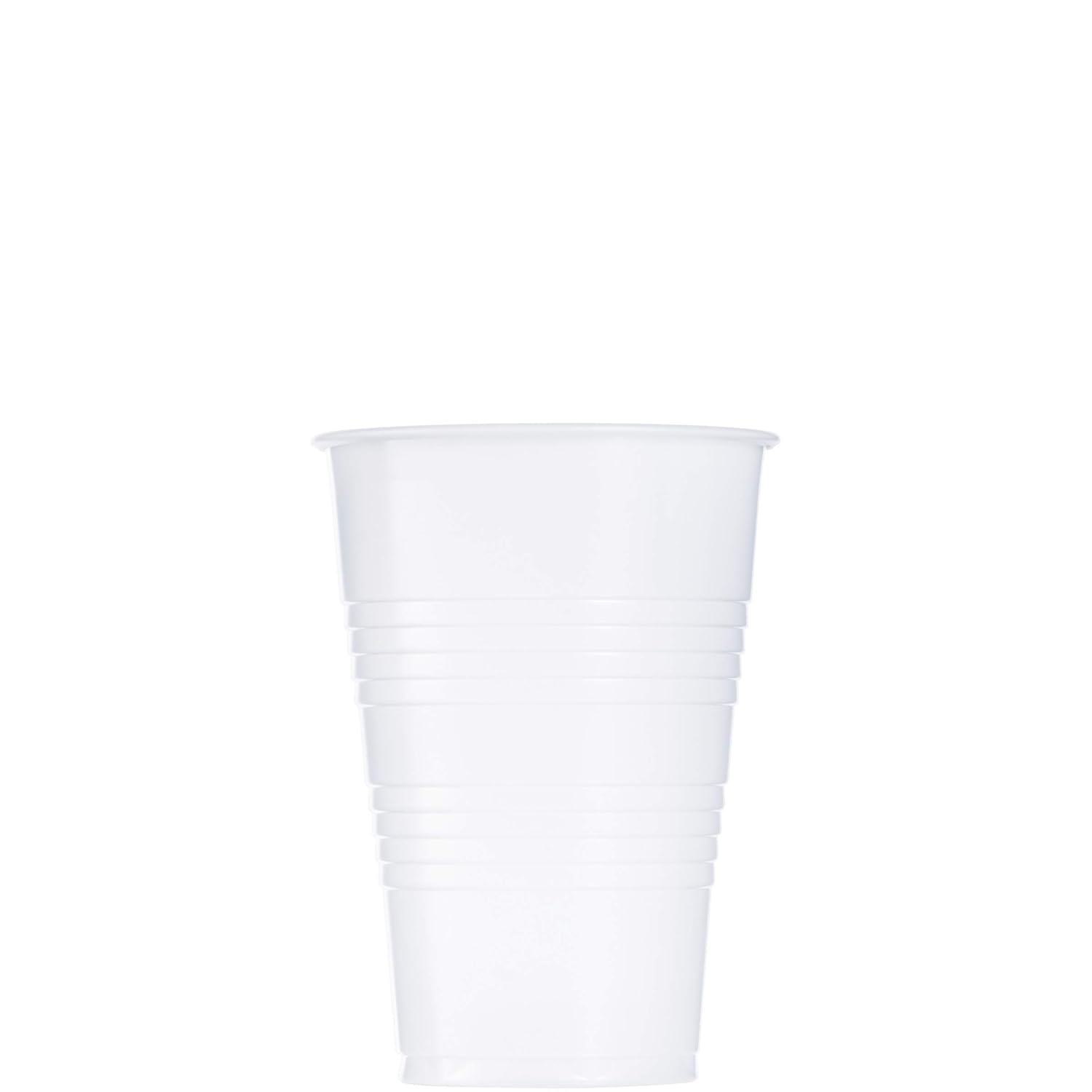 DART Y16T 16 oz Tall Trans Ribbed PS Cup (Case of 1000), translucent, "4.8""