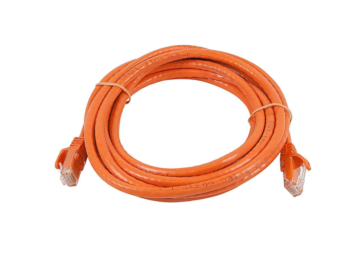 Monoprice Cat6 Flexboot Ethernet Patch Cable UTP 24AWG 550MHz Snagless RJ45