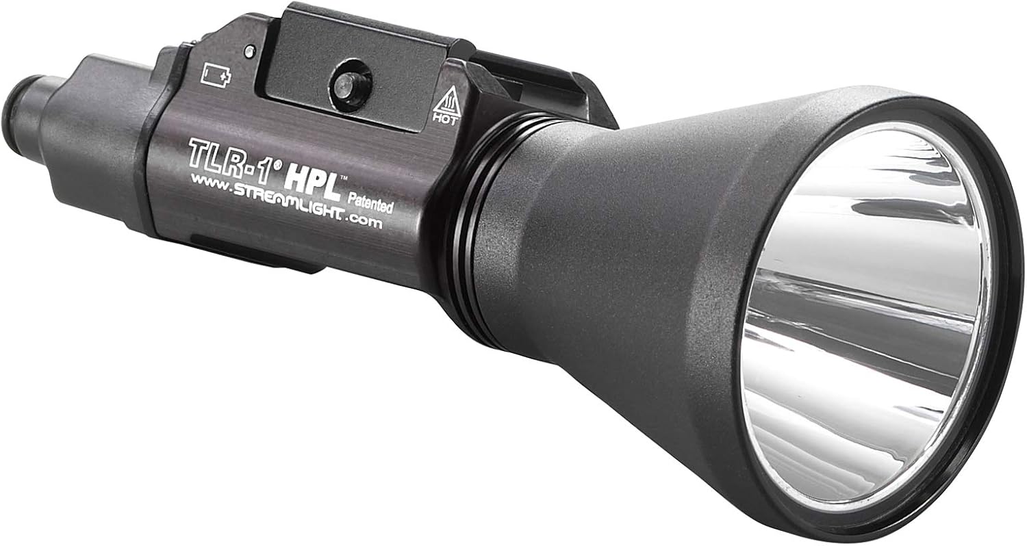 Streamlight 69219 TLR-1 HPL 1000-Lumen Long-Range Rail Mounted Weapon Light Featuring Strobe with Long Gun Kit