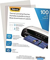 Fellowes Thermal Laminating Pouches, Letter Size 9 x 11.5 Inches