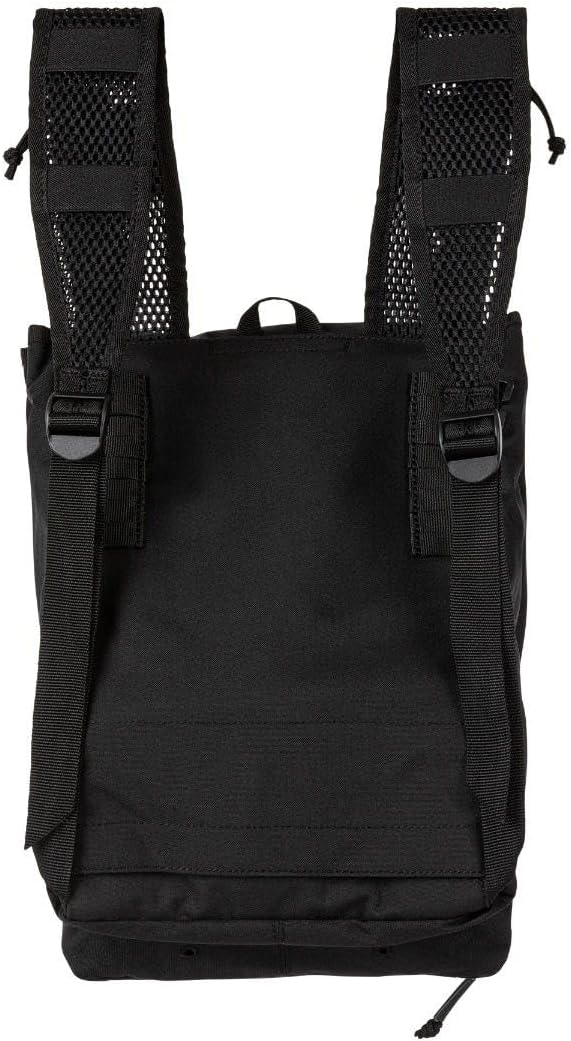 5.11 Tactical Water Hydration Carrier Pouch Backpack Attachment, PC Convertible, Black, Style 56665ABR