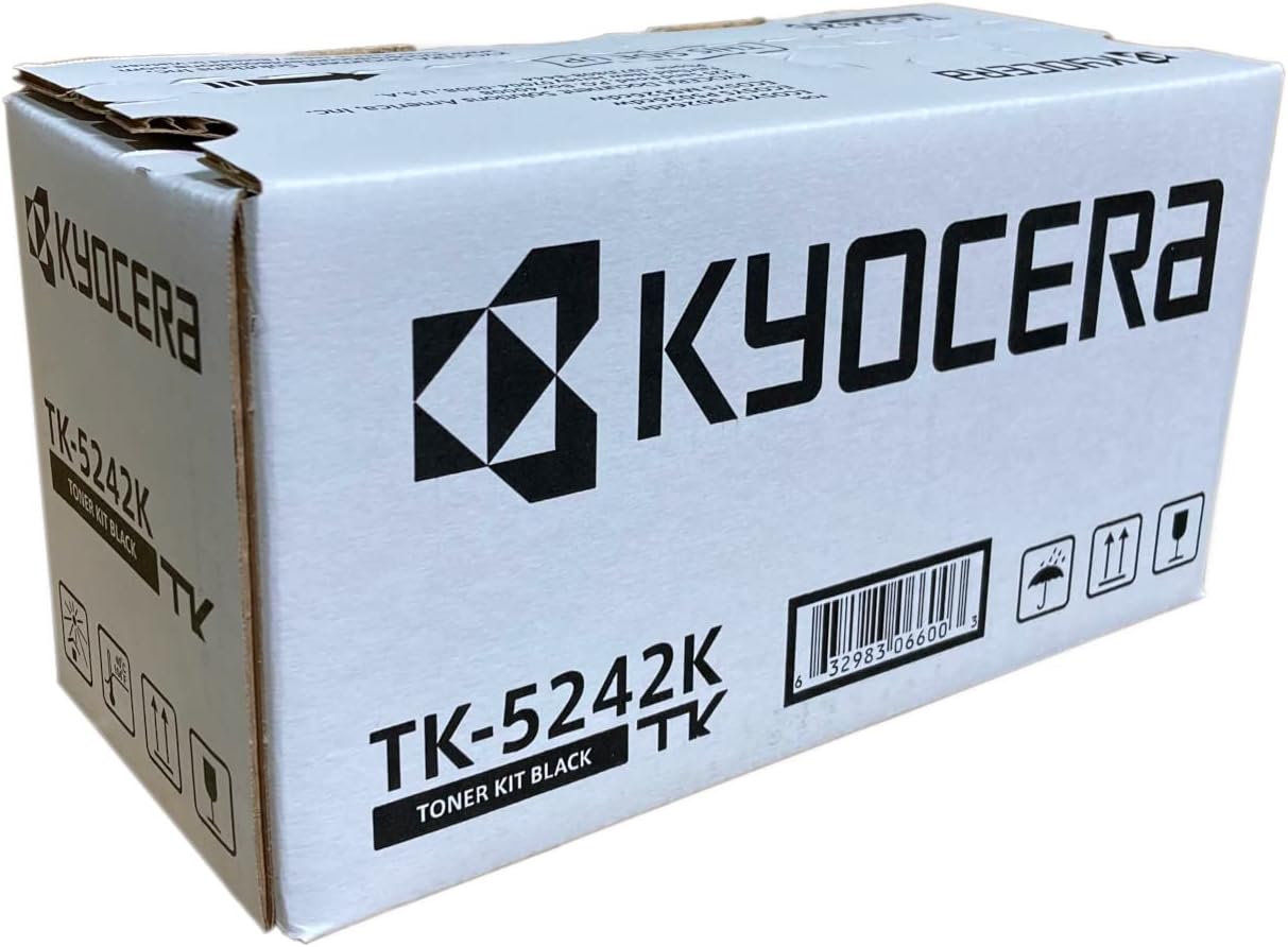 KYOCERA TK-5242K Black Toner Cartridge for M5526cdw/ P5026cdw Model Laser Printers (1T02R70US0)