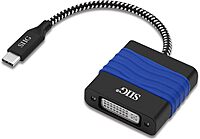 SIIG USB Type C to DVI Adapter - Thunderbolt 3 DisplayPort Alternate Mode Compatible for MacBook Pro