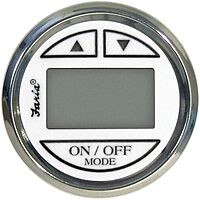 Faria Chesapeake White SS 2" Depth Sounder w/In-Hull Transducer