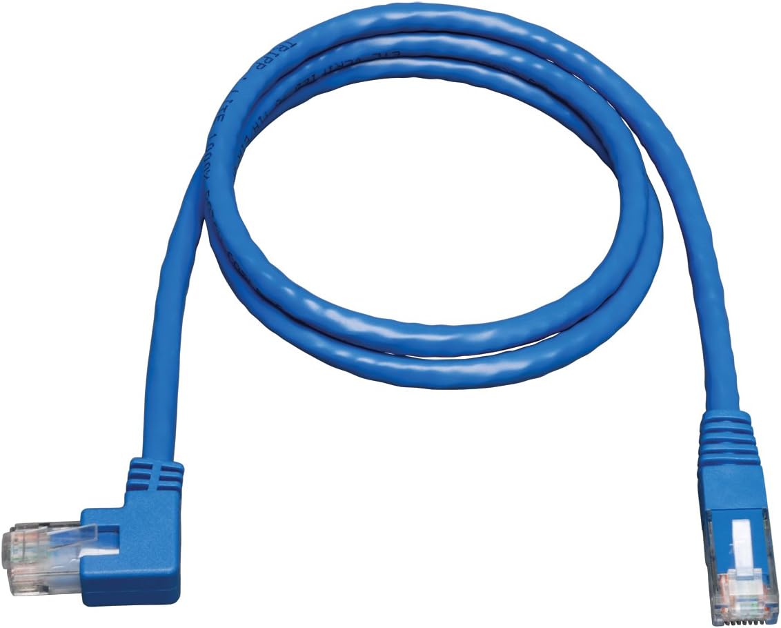 Tripp Lite Cat6 Gigabit Angled Molded RJ45 Patch Cable