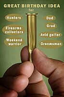 Caliber Gourmet Bullet Shaped Tactical Golf Tees System, Pack of 50 – Professional Golf Gifts for Men, Unique Christmas Gift, Cool Golf Stuff, Golf Military Accessories, Tactical Gear for Enthusiasts