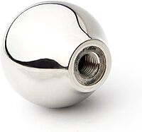 Schmitt Marine Shift Knob - 1-1/2" - Smooth Stainless Steel Finish