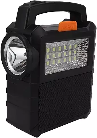 Generador Solar de Planta de Energía Portátil con Luz Integrada para Acampar Generador de Emergencia de Campamento Solar para Exploración
