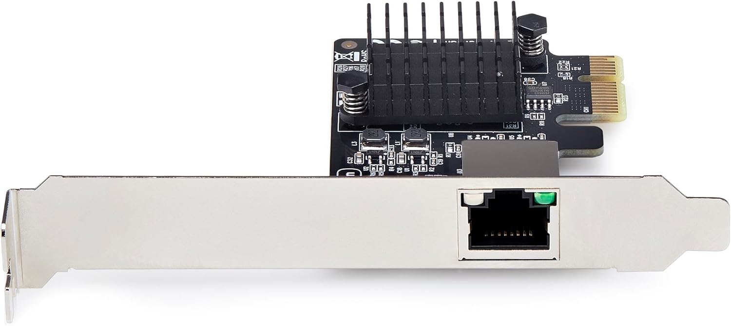 StarTech.com 1-Port 5G Gigabit PCIe Network Adapter Card, PCI Express LAN Card, Realtek RTL8126, Windows and Linux, TAA