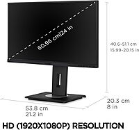 ViewSonic VG Monitor Designed for Surface with 60W USB-C, HDMI and DisplayPort
