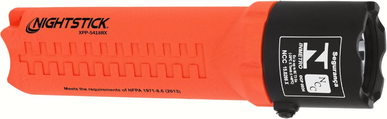 Nightstick XPP-5418RX Intrinsically Safe Flashlight-3 AA (not Included) -Red-UL913 / ATEX, Multicolor