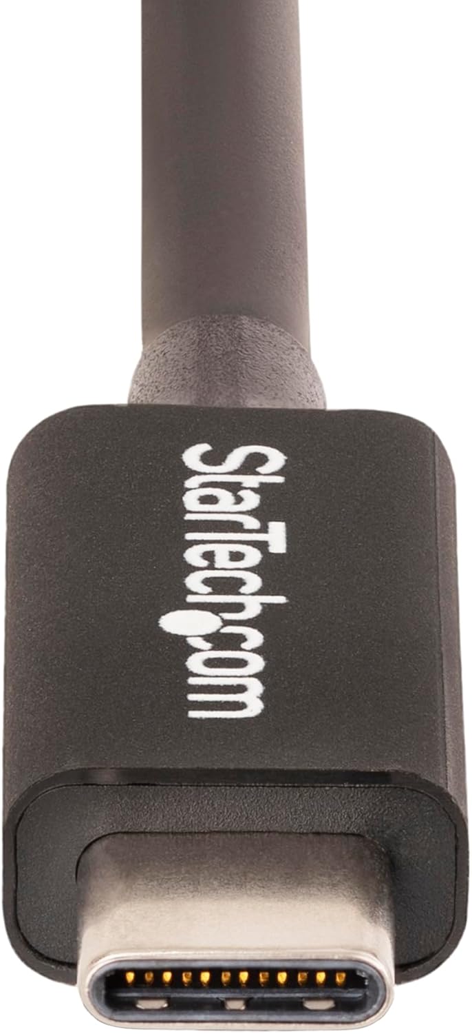 StarTech.com Thunderbolt 4 Cable - 40Gbps, 100W PD, 8K/4K Video, USB-C