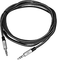 SIIG 2m Woven Fabric Braided 3.5mm Male-to-Male Stereo Audio Cable (CB-AU0A12-S1)