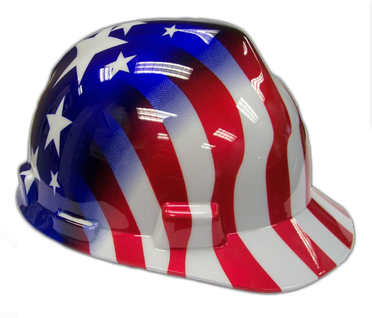 Safety Works 10055139 US Patriotic V-Gard Hard Hat
