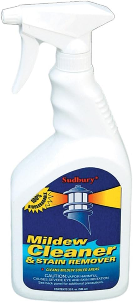 Sudbury 850Q Mildew Cleaner and Stain Remover, 32-Ounce