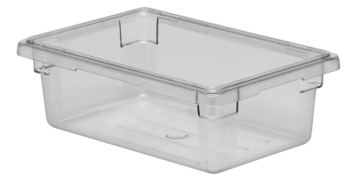 Cambro Camwear Food Box, Clear Polycarbonate