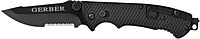 Gerber Gear Hinderer CLS Knife with Serrated Edge - 3.5" Serrated Blade Folding Knife - EDC Gear and Equipment - Stainless Steel