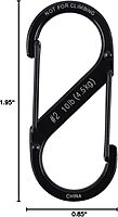NITE IZE S-Biner Stainless Steel Dual-Gated Carabiner